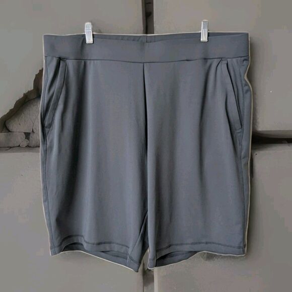 New 32 Degrees Cool Men's Size XXL Gray Soft Performance Polyester Shorts - Picture 1 of 7